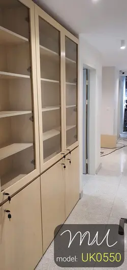 کمد چوبی فلزی کد UK0550 | متال وود MetalWood