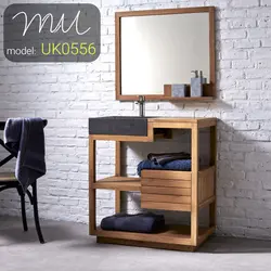 کمد چوبی فلزی کد UK0556 | متال وود MetalWood