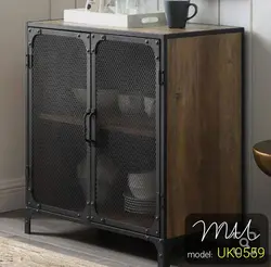 کمد چوبی فلزی کد UK0559