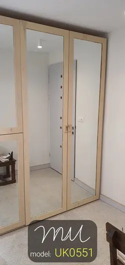 کمد چوبی فلزی کد UK0551 | متال وود MetalWood