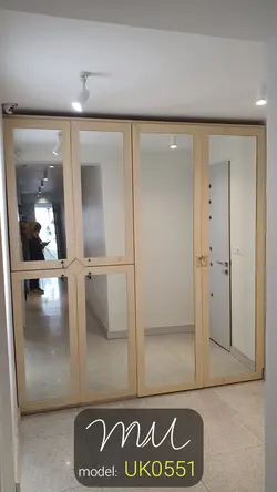 کمد چوبی فلزی کد UK0551 | متال وود MetalWood