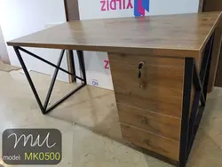 میز کار چوبی فلزی MK0500