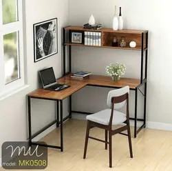 میز کار چوبی فلزی MK0508