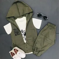 سه تکه کتان پسرانه fashion | پسرانه عیدانه