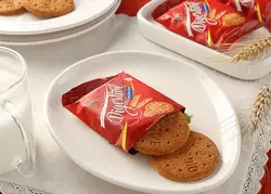 بیسکویت سبوس سه عددی ۳۰ گرمی فرخنده