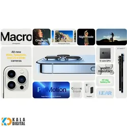 آیفون 13 پرو مکس 256 گیگابایت دو سیمکارت (ZAA) نات اکتیو