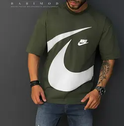 تیشرت قواره‌دار نایک شکسته NIKE کد 20469