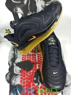 کتونی نایک ایر مکس 720 مشکی طلایی کد 1931