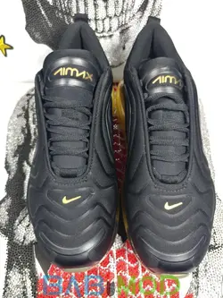 کتونی نایک ایر مکس 720 مشکی طلایی کد 1931