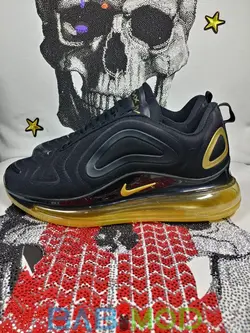 کتونی نایک ایر مکس 720 مشکی طلایی کد 1931