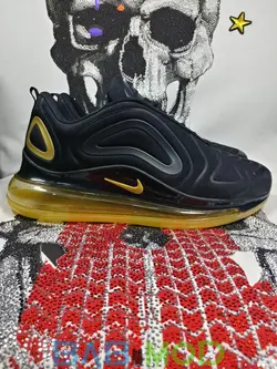 کتونی نایک ایر مکس 720 مشکی طلایی کد 1931