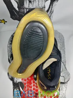 کتونی نایک ایر مکس 720 مشکی طلایی کد 1931