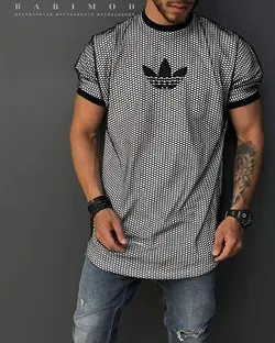 تیشرت تمام تور سوپر قواره‌دار ADIDAS کد 20711