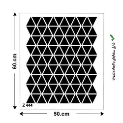 شابلون طرح هنری کد Z 444 ابعاد 50*60