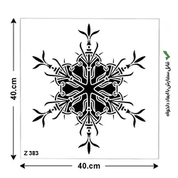 شابلون طرح هنری کد Z 383 ابعاد 40*40