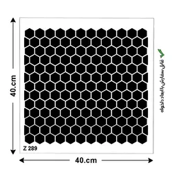 شابلون طرح هنری کد Z 289 ابعاد 40*40