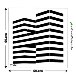 شابلون طرح ساختمان کد Z 314 ابعاد 60*60