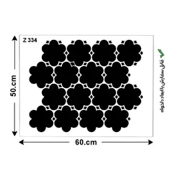 شابلون طرح هنری کد Z 334 ابعاد 50*60