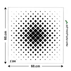 شابلون هنری کد Z 295 ابعاد 60*60
