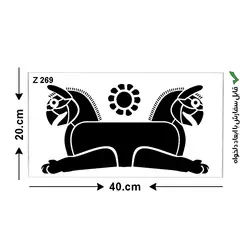 شابلون طرح هخامنشی کد Z 269 ابعاد 30*20