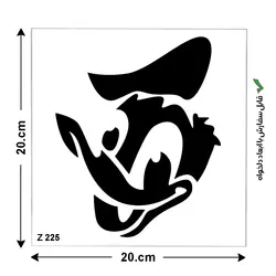 شابلون طرح کودک کد Z 225 ابعاد 20*20