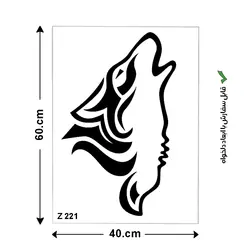 شابلون طرح حیوانات کد Z 221 ابعاد 60*40