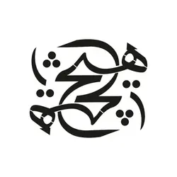 شابلون طرح هیچ کد Z 153 ابعاد 20*20