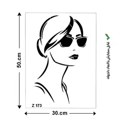 شابلون طرح هنری کد Z 173 ابعاد 50*30