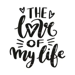 شابلون طرح عشق کد B 1043 ابعاد 40*40