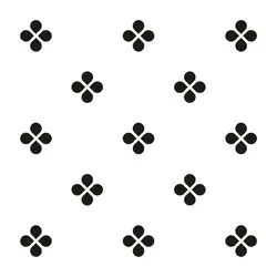 شابلون طرح برگ کوچک کد Z 07 ابعاد 40*40