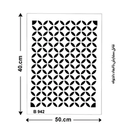 شابلون طرح پرشین کد B 942 ابعاد 50*40