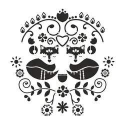 شابلون کد B892 ابعاد 40*40