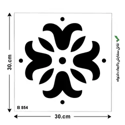 شابلون طرح پرشین کد B 854 ابعاد 30*30