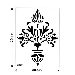 شابلون طرح داماسک کد B 839 ابعاد 30*30