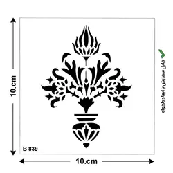 شابلون کد B 839 ابعاد 10*10