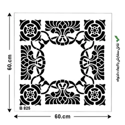 شابلون کد B825 ابعاد 60*60