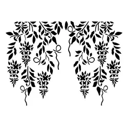 شابلون طرح گل و طبیعت کد V 22 ابعاد 40*30