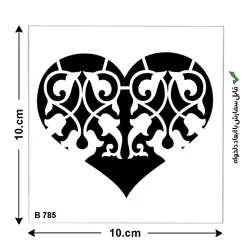 شابلون کد B 785 ابعاد 10*10