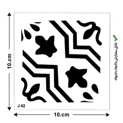 مینی شابلون کد J 42 ابعاد 10*10