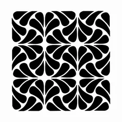 شابلون کد J 34 ابعاد 40*40