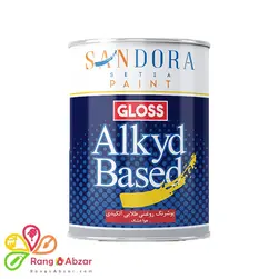 رنگ روغنی زرد کروم (لیمویی) براق ساندورا ربعی