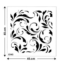 شابلون کد E 143 ابعاد 40 * 40