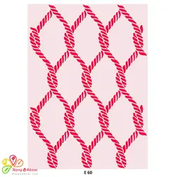 شابلون کد E 60 ابعاد 80*40