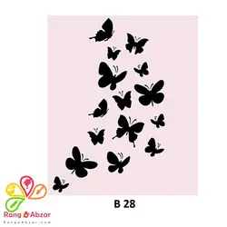 شابلون کد  B 28 ابعاد 40*60