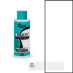 رنگ مولتی سورفیس سفید ریچ کد 2100