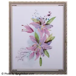 ترانسفر پارچه کادنس طرح گل سایز A4