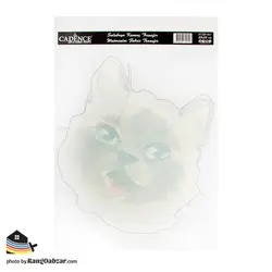 ترانسفر پارچه کادنس طرح گربه سایز A4