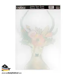 ترانسفر پارچه کادنس طرح گوزن سایز A4