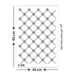 شابلون طرح پرشین کد E 338 ابعاد 40*60