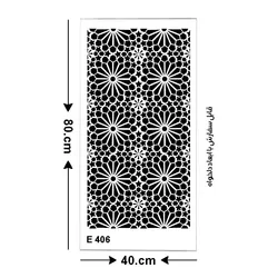 شابلون طرح پرشین کد E 406 ابعاد 80*40